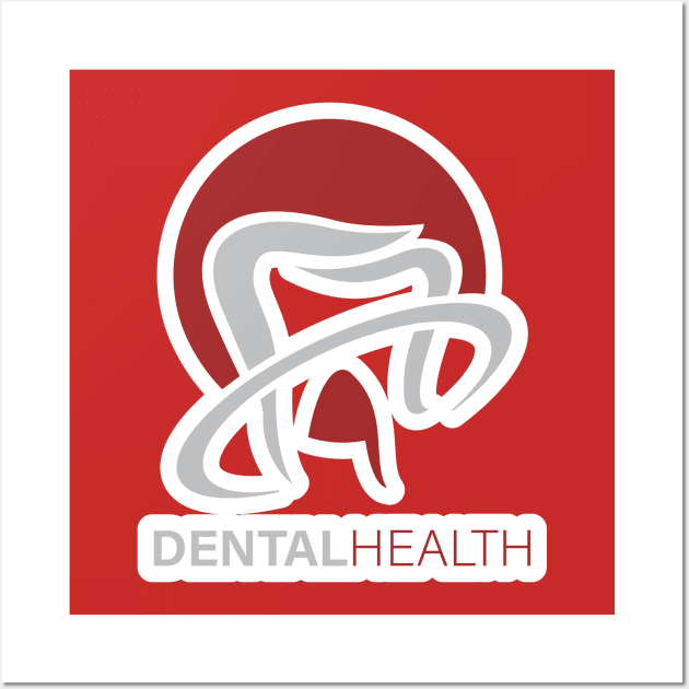 Dentist and dentistry clinic vector logo design. Wall Art by AlviStudio